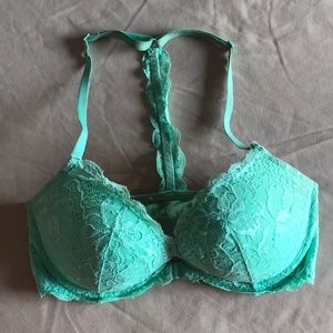 💠Victoria's Secret PINK Teal Lacy Bra💠